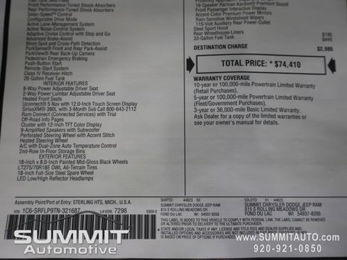New 2026 RAM 1500 Rebel AWD/4WD image 41