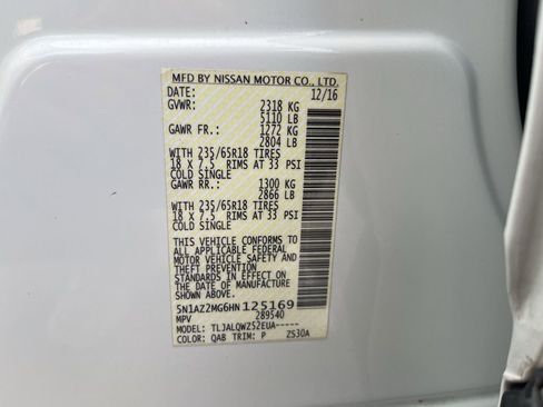 Used 2017 Nissan Murano SV image 84