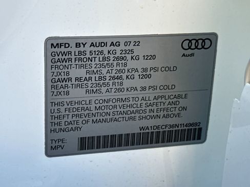 Used 2022 Audi Q3 2.0T Premium image 28