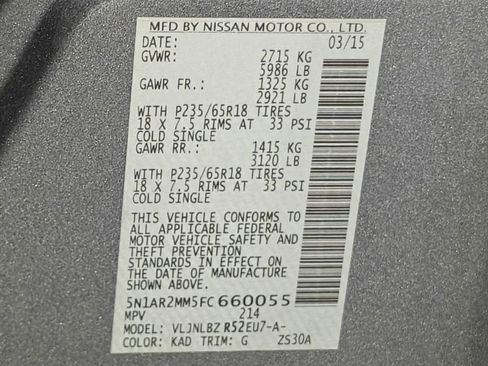 Used 2015 Nissan Pathfinder S AWD/4WD image 42