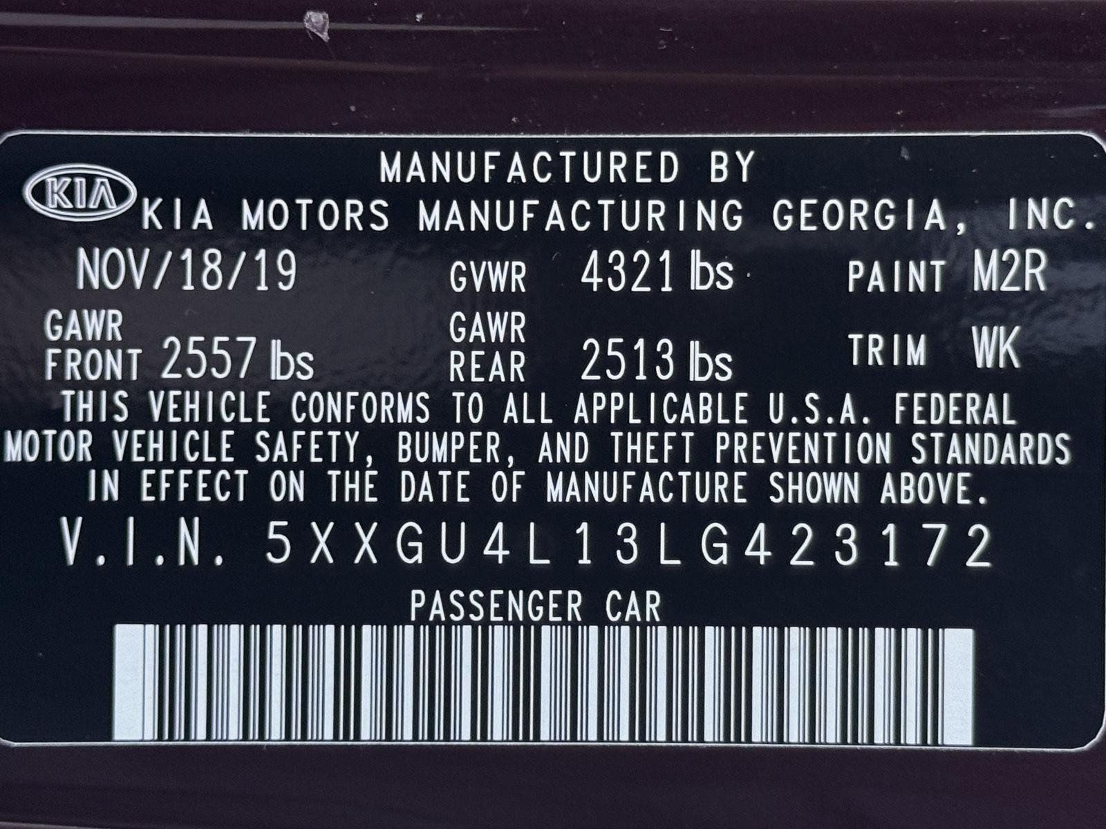 Used 2020 Kia Optima Premium FWD image 44