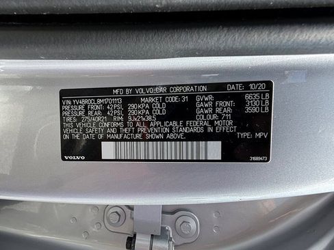 Used 2021 Volvo XC90 T8 Inscription w/ Protection Package Premier AWD/4WD image 37