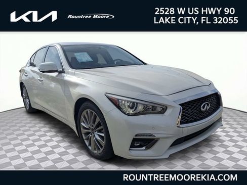 Used 2023 INFINITI Q50 Luxe w/ Cargo Package RWD image 1