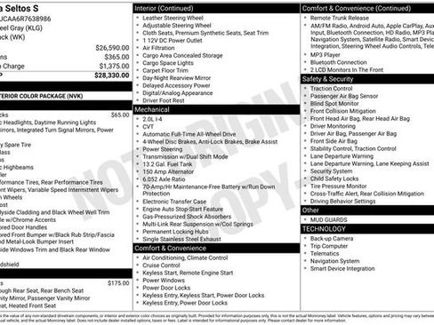 Certified 2024 Kia Seltos S AWD/4WD image 30