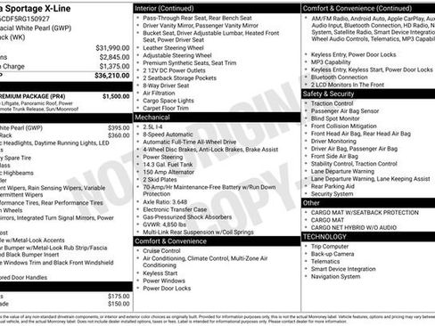 Used 2024 Kia Sportage X-Line w/ X-Line Premium Package AWD/4WD image 32
