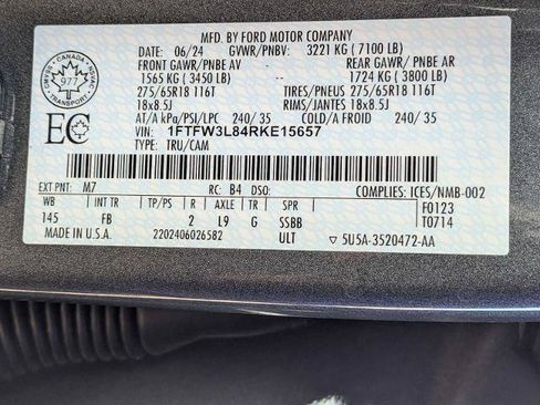 Certified 2024 Ford F150 XLT w/ Tow/Haul Package AWD/4WD image 29