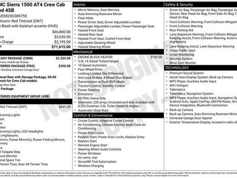 Used 2025 GMC Sierra 1500 AT4 w/ Technology Package AWD/4WD image 8