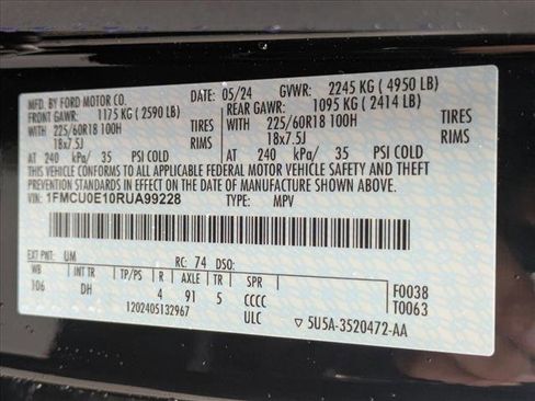 New 2024 Ford Escape SE w/ PHEV Premium Package image 19