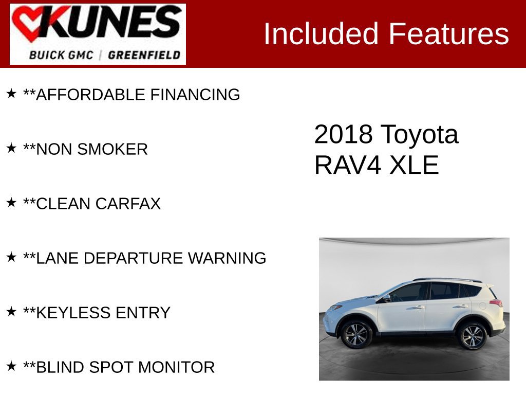 Used 2018 Toyota RAV4 XLE w/ Plus Extra Value Package AWD/4WD image 3