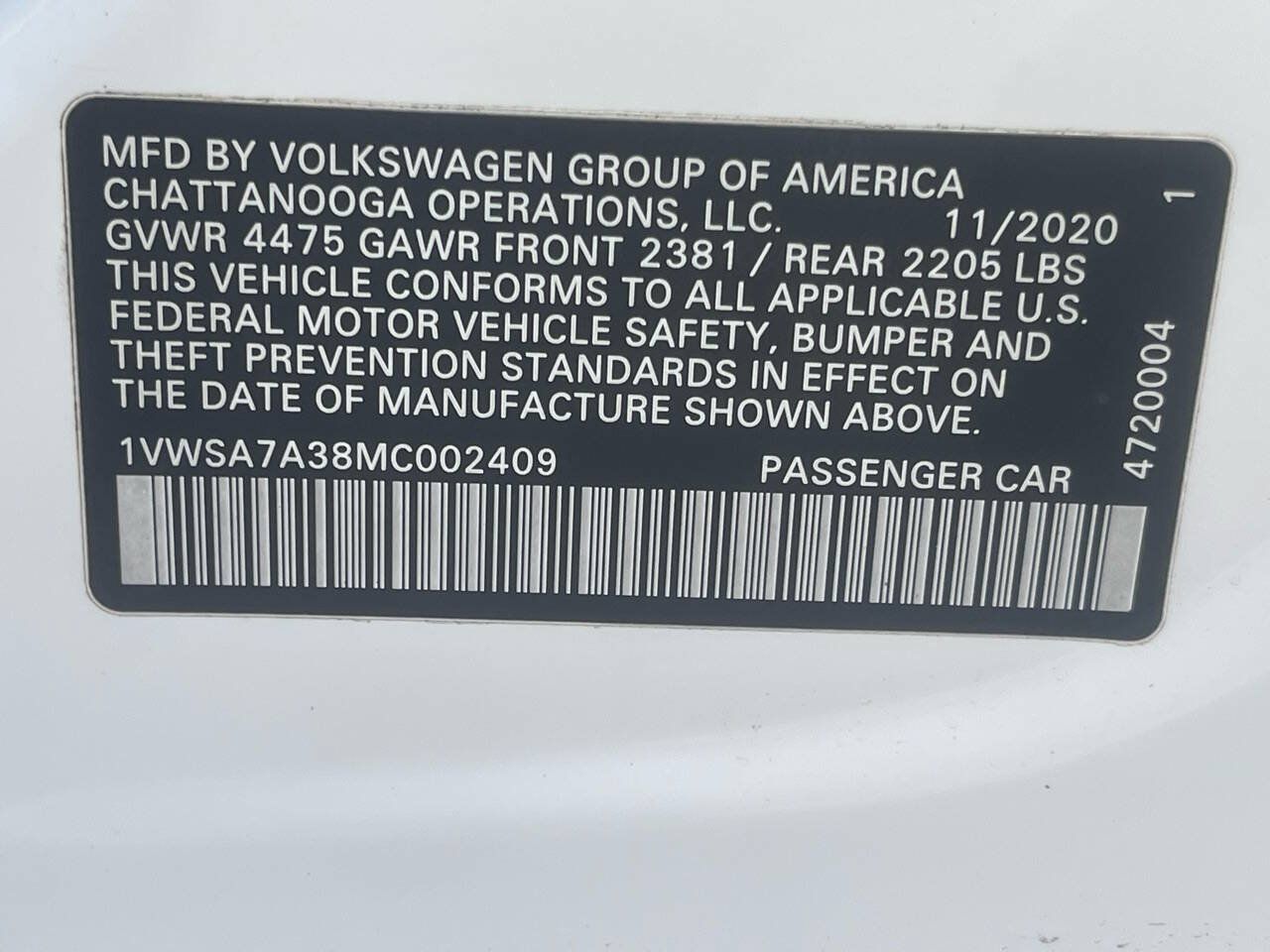 Used 2021 Volkswagen Passat 2.0T SE FWD image 30