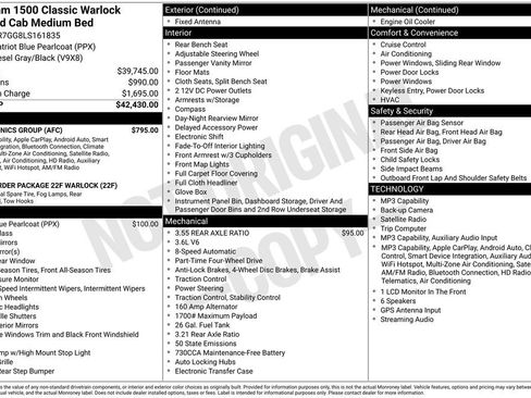Used 2020 RAM 1500 Warlock w/ Electronics Group AWD/4WD image 4