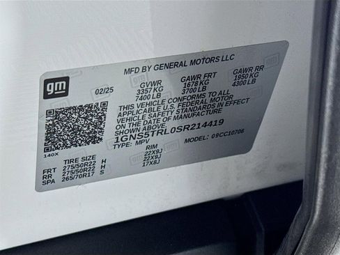Used 2025 Chevrolet Tahoe High Country RWD image 35