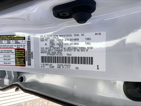 New 2026 Toyota Tundra Platinum AWD/4WD image 21