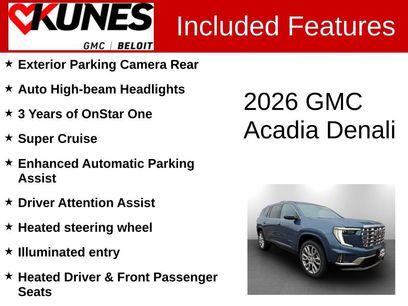 New 2026 GMC Acadia Denali