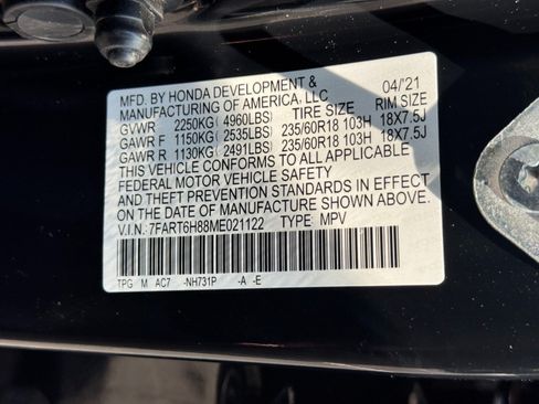 Used 2021 Honda CR-V EX-L image 43