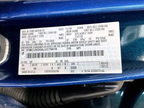 Used 2020 Ford Escape SE AWD/4WD image 18