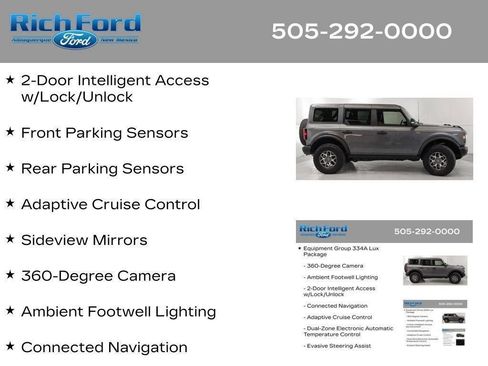 Certified 2025 Ford Bronco Badlands AWD/4WD image 72