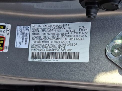 Certified 2024 Honda Odyssey EX-L image 28