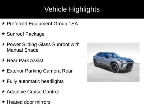 Used 2025 Chevrolet Trax ACTIV w/ Sunroof Package image 2
