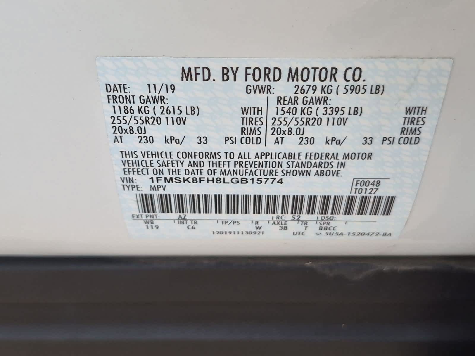 Used 2020 Ford Explorer Limited AWD/4WD image 34