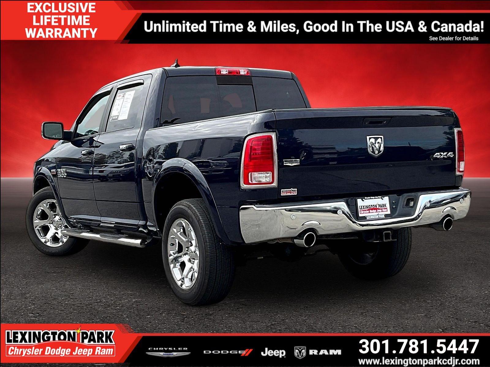 Used 2018 RAM 1500 Laramie w/ Convenience Group AWD/4WD image 4