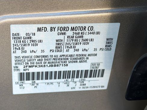 Used 2018 Ford Edge Titanium w/ Equipment Group 301A image 33