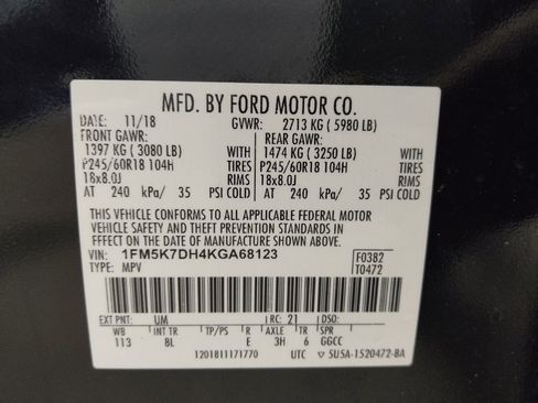 Used 2019 Ford Explorer XLT w/ Class II Trailer Tow Package FWD image 33