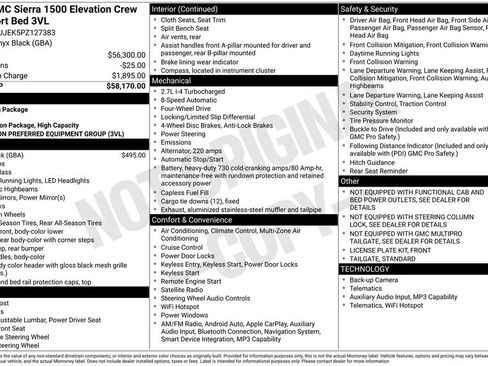 Used 2023 GMC Sierra 1500 Elevation AWD/4WD image 3