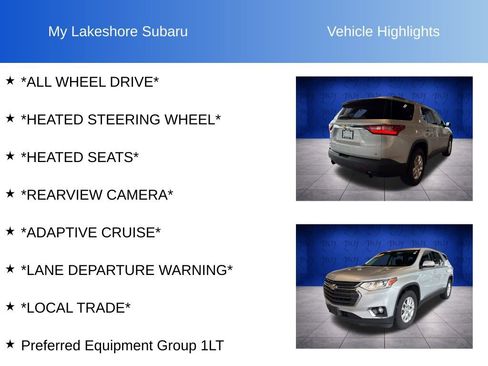 Used 2020 Chevrolet Traverse LT w/ Driver Confidence II Package image 10