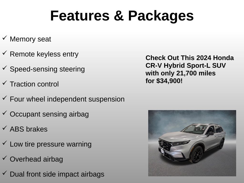 Used 2024 Honda CR-V Sport-L image 12