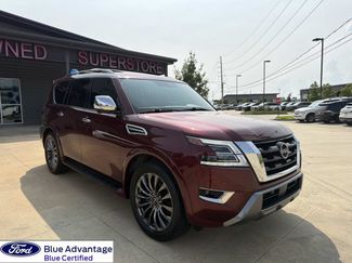 Used 2023 Nissan Armada Platinum w/ Captain's Chairs Package RWD video 1