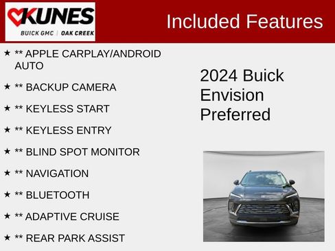 Used 2024 Buick Envision Preferred AWD/4WD image 2