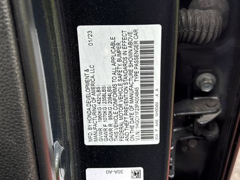 Certified 2023 Honda Accord LX image 21