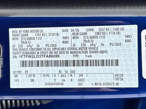 New 2026 Ford F150 STX w/ Equipment Group 200A AWD/4WD image 29