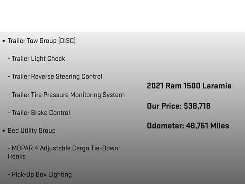 Used 2021 RAM 1500 Laramie image 18