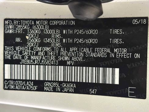 Used 2018 Toyota 4Runner Limited image 32