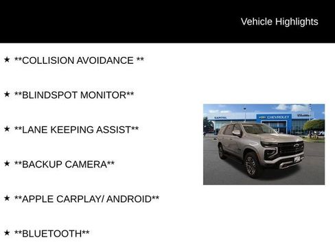 Used 2025 Chevrolet Tahoe Z71 image 2