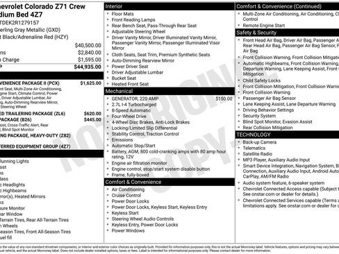 Used 2024 Chevrolet Colorado Z71 w/ Z71 Convenience Package 2 AWD/4WD image 6