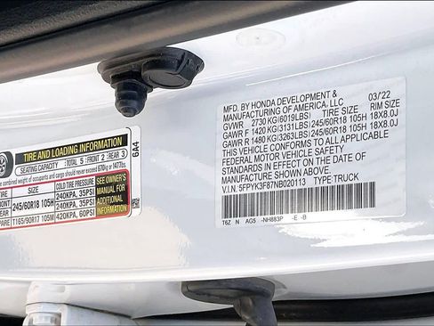 Used 2022 Honda Ridgeline Black Edition image 34