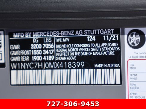 Certified 2021 Mercedes-Benz G 63 AMG 4MATIC image 31