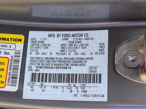 New 2025 Ford Bronco Sport Heritage w/ Convenience Package image 11