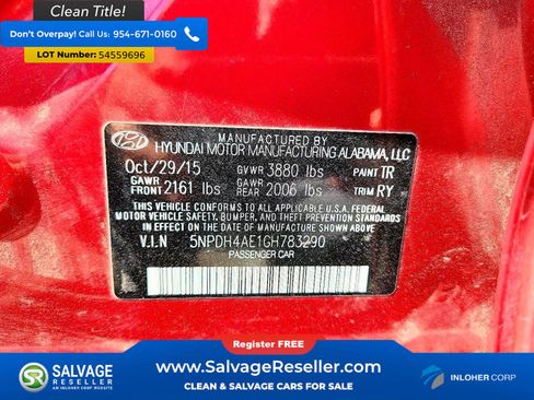 Used 2016 Hyundai Elantra Value Edition FWD image 16