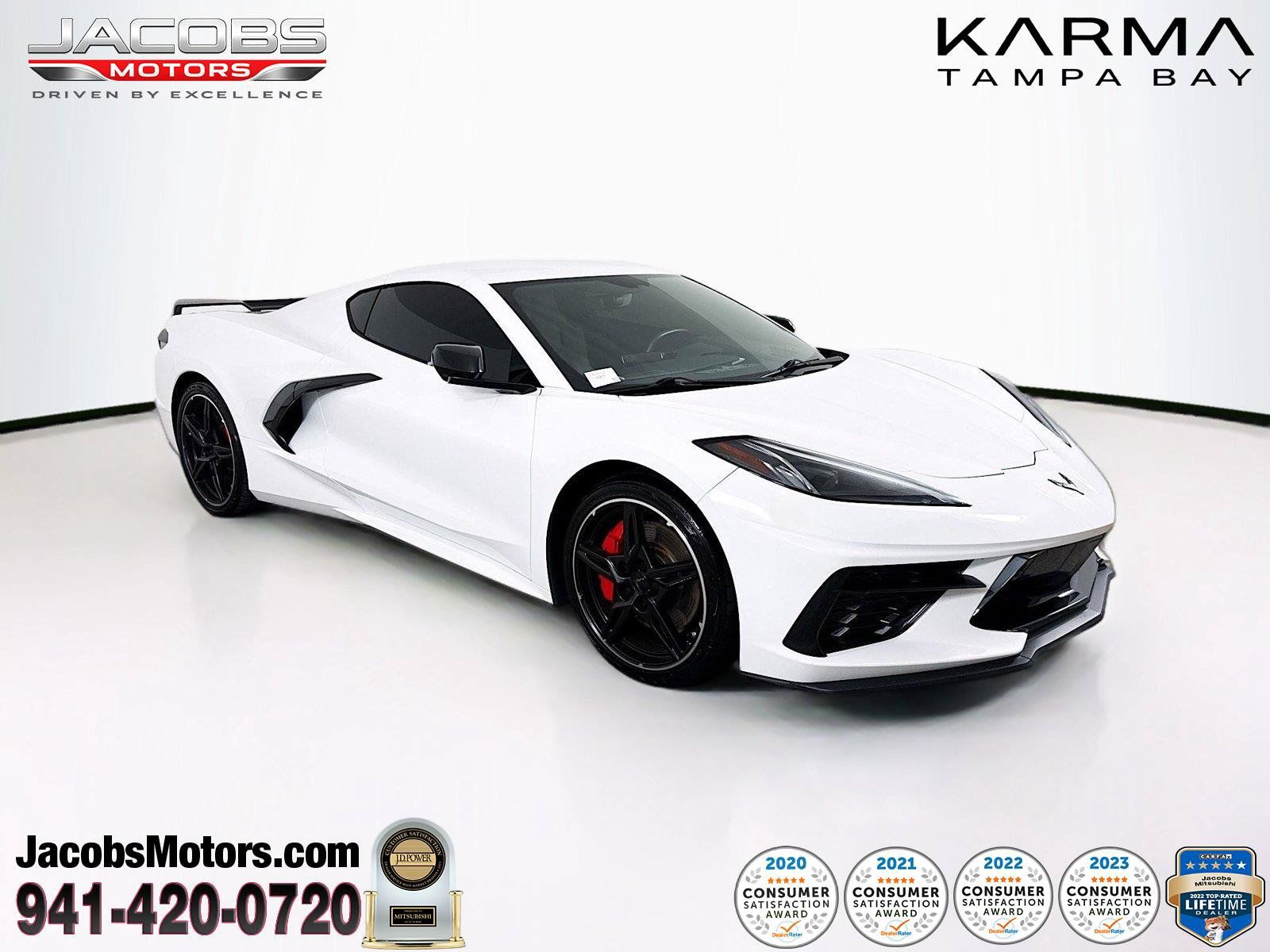 Used 2022 Chevrolet Corvette Stingray Preferred Cpe w/ Z51 Performance Package RWD image 1