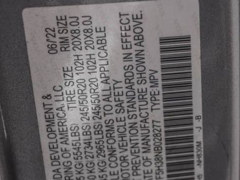 Used 2022 Honda Pilot Sport image 22