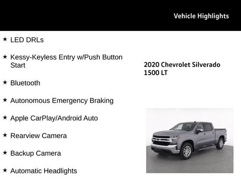 Used 2020 Chevrolet Silverado 1500 LT w/ All-Star Edition AWD/4WD image 15