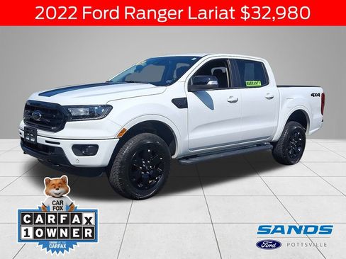 Used 2022 Ford Ranger Lariat w/ Equipment Group 501A High image 1