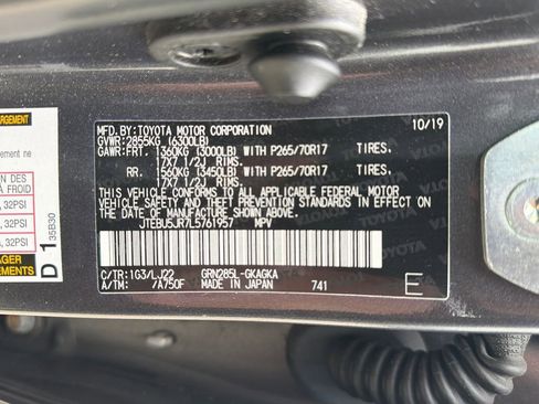 Used 2020 Toyota 4Runner Venture w/ Moonroof Package AWD/4WD image 27