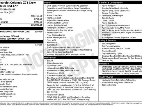 Used 2016 Chevrolet Colorado Z71 image 6