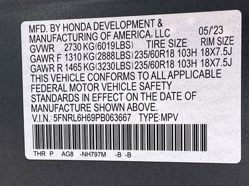 Used 2023 Honda Odyssey EX-L image 33