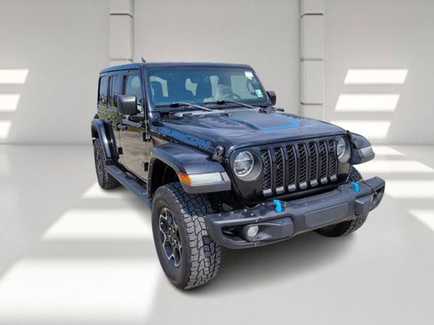 Used 2021 Jeep Wrangler Unlimited Rubicon 4xe w/ Steel Bumper Group image 3